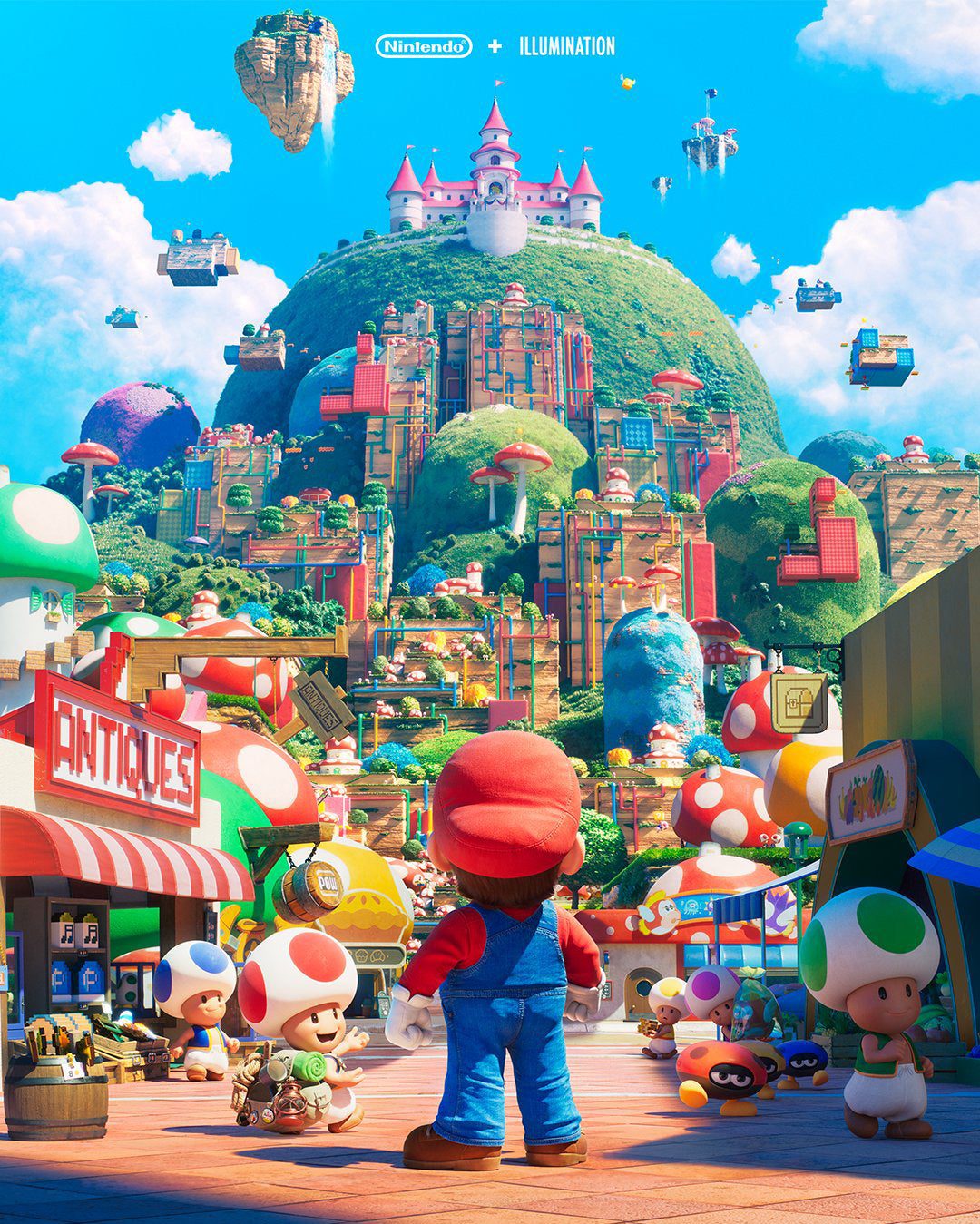 The Super Mario Bros movie poster