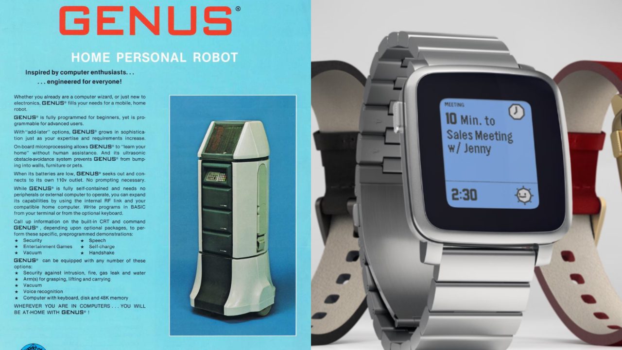 top 10 gadgets failed to take off genus robot pebble watch